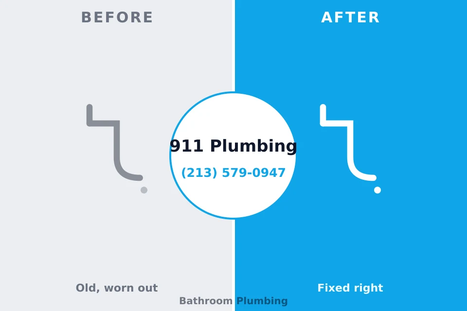 Before and after: plumbing repair Bruceville-Eddy, TX